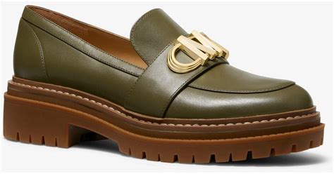 michael kors parker leather loafer|parker leather loafers.